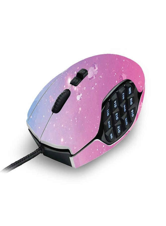 MIGHTY SKINS MightySkins Skin Compatible with Logitech G600 MMO Gaming Mouse - Pink Diamond | Protective, Durable, and Unique Vinyl Decal wrap Cover | Easy to Apply, Remove, and Change Styles | Made in The USA - Image 2