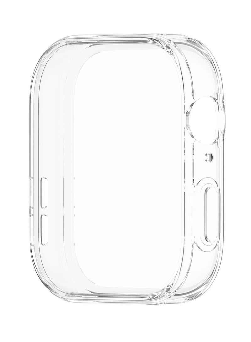HW For Huawei Watch Fit3 Silicone Soft Watch Band & Clear Watch Protective Case Set Black  - Image 4