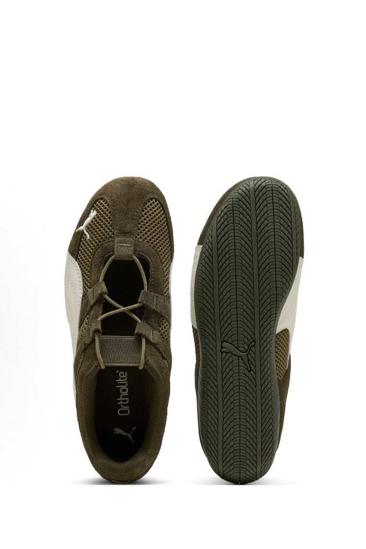 PUMA Women's Speedcat GO WNS Breathable Mesh Lightweight Low-Top Sneakers - Olive green - Image 5