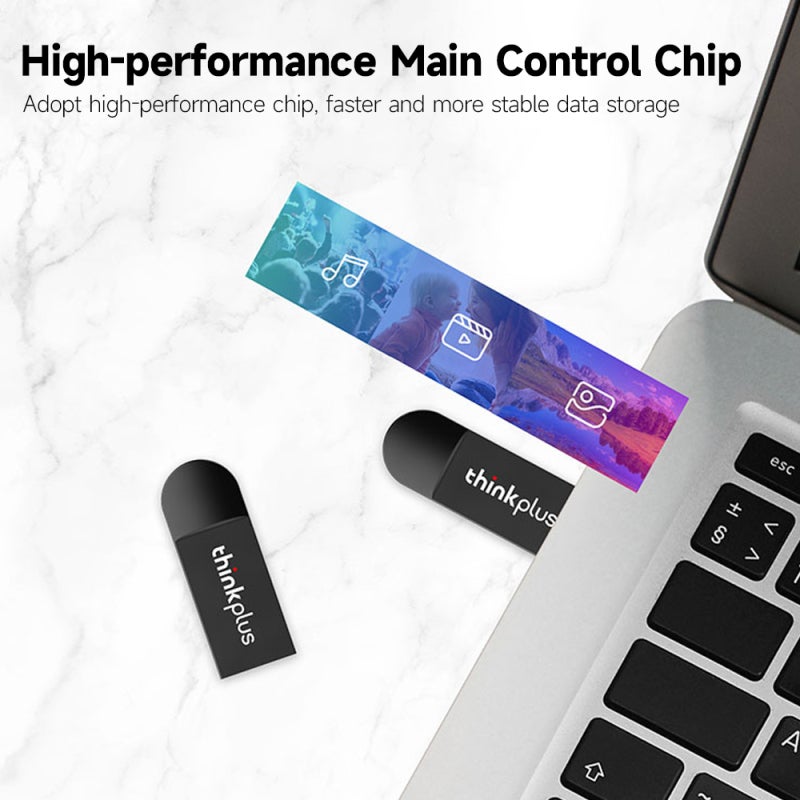 محرك أقراص فلاش USB بسعة 32 جيجابايت، شريحة تحكم رئيسية عالية الأداء لتخزين البيانات - غلاف متين من سبائك الزنك مع حماية ضد الصدمات، جهاز محمول للهواتف المحمولة والأجهزة اللوحية والتلفزيونات ومكبرات الصوت - Image 3