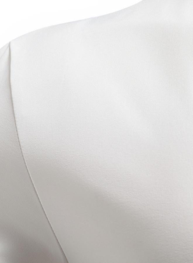 Take Two Men Solid Button Up Short Sleeve Shirt - Image 5