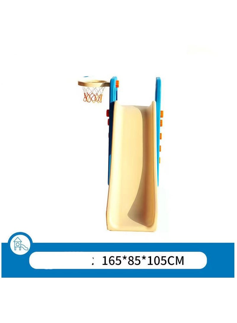 فول جوي زحليقه اطفال مع كرة سلة،زحليقه قابلة للطي للأطفال الصغار الأولاد والبنات المتسلقين، ألعاب داخلية وخارجية - Image 5
