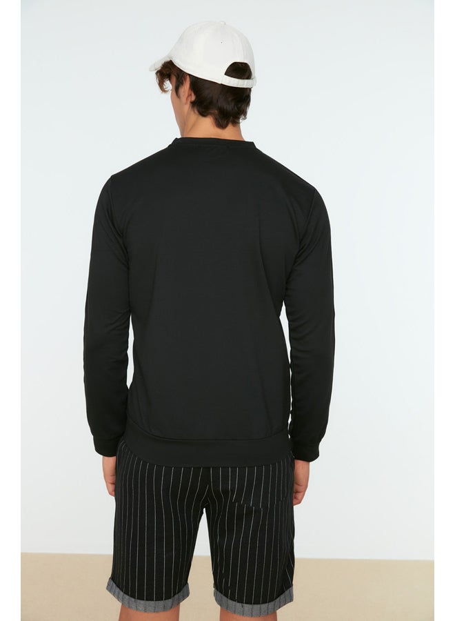 trendyol Sweatshirt - Black - Regular fit  - Image 5