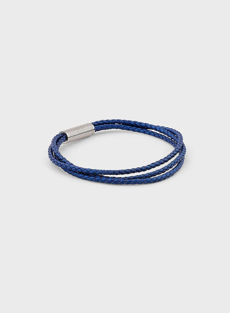GUESS Jumb03033Jwstjbs Round Logo Bracelet