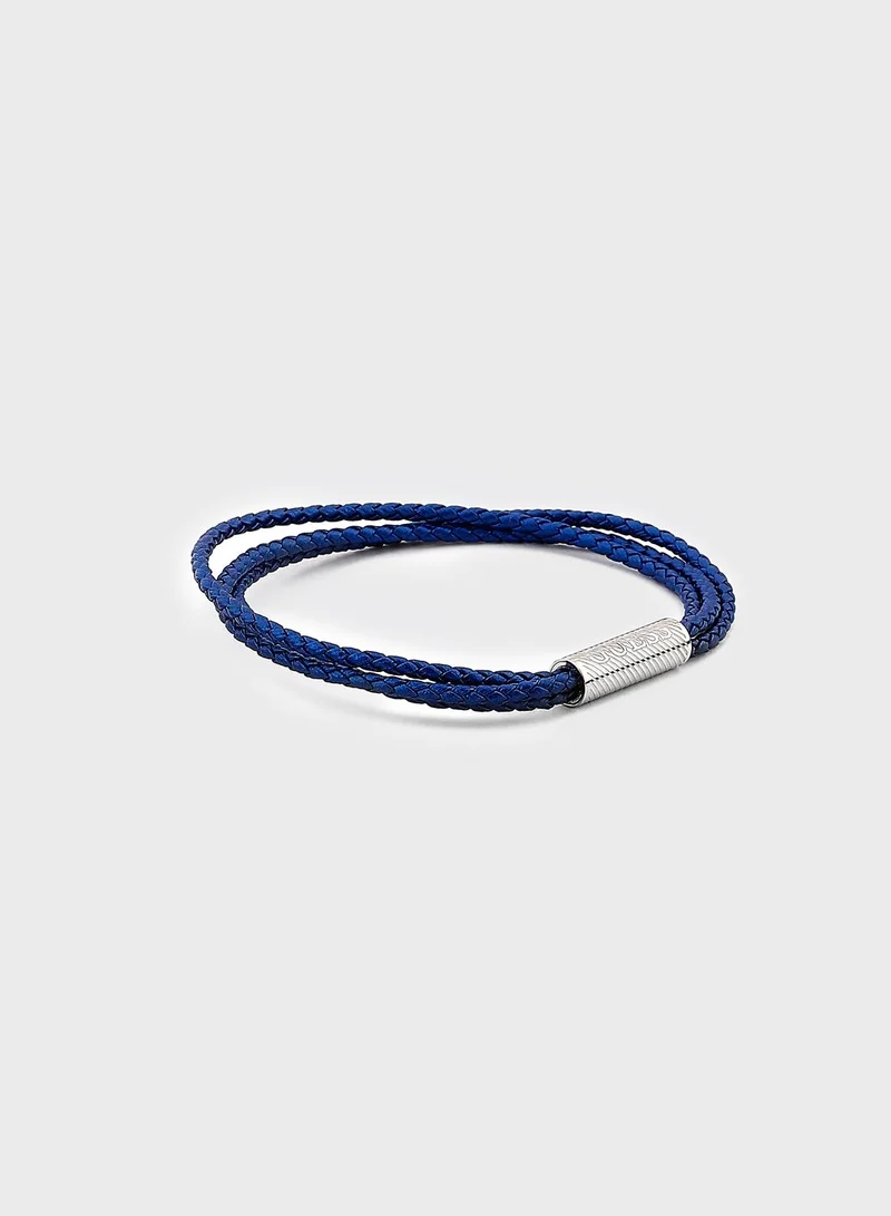 GUESS Jumb03033Jwstjbs Round Logo Bracelet