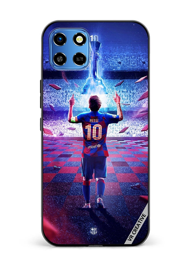VR CREATIVE Protective Case Cover For Infinix Smart 6 HD Messi Design Multicolour - Image 1