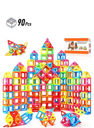 90Pcs Magnetic Tiles for Kids, Upgrade Magnetic Blocks, 3D Toys Building Blocks Constructional Creativity Gift Toys - pzsku/ZB0DA8D53A2646973A329Z/45/1742490139/1c2f0b75-3afa-4cb3-a749-051ea1f8163e