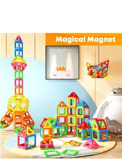 Yoawllty 90Pcs Magnetic Blocks, Magnetic Tiles for Kids, Upgrade Blocks Toys Sets for Girls Boys, 3D Building Blocks Constructional Creativity Gift Toys  - Image 3
