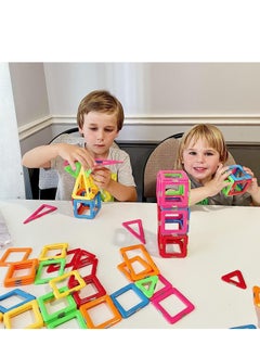 Yoawllty 90Pcs Magnetic Blocks, Magnetic Tiles for Kids, Upgrade Blocks Toys Sets for Girls Boys, 3D Building Blocks Constructional Creativity Gift Toys  - Image 4
