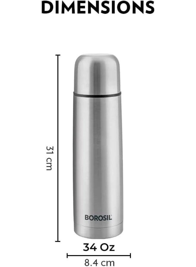 بوروسيل تُرمس حراري بوروسيل بلون أزرق وسعة 1000 مل، طراز Fgftl1000Bu - Image 5