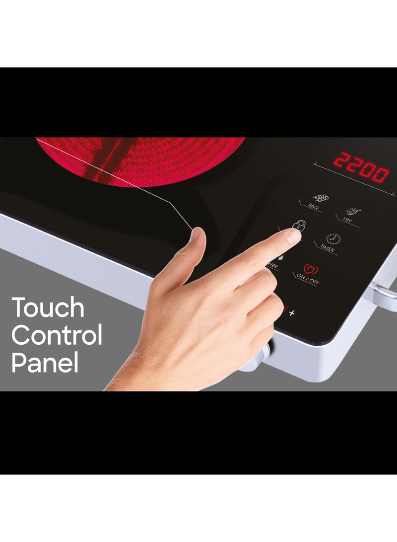 Sanford Ink Corporation - Products Sanford SF5195IC Infrared Cooker With BBQ Grill: Stainless Steel Body, High-Temperature Resistant Glass - Image 5