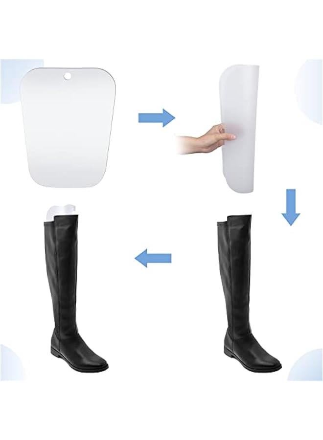 8 Packs Boot Shaper Shape Inserts Tall Boot Support for Women and Men