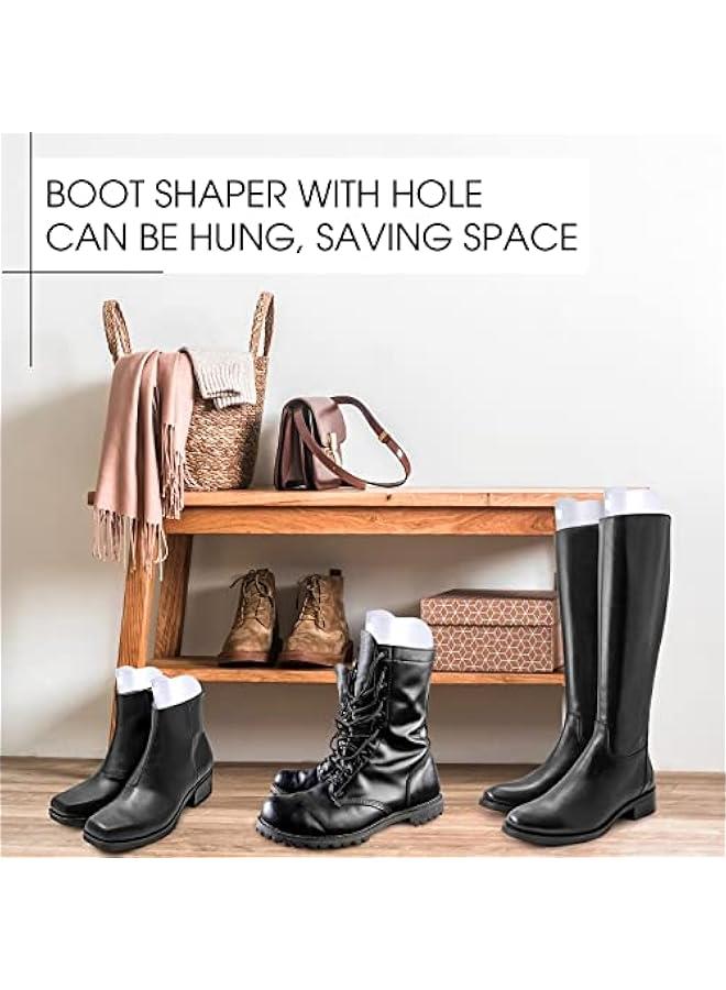 8 Packs Boot Shaper Shape Inserts Tall Boot Support for Women and Men