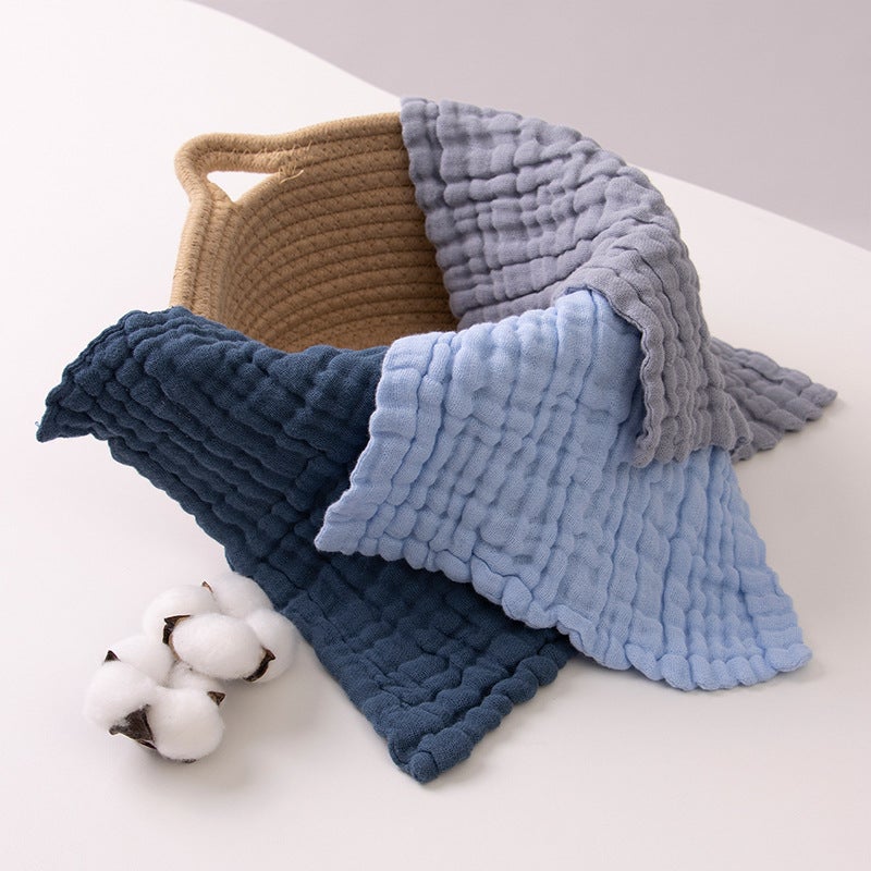 Pure Cotton Baby Towel – Six-Layer Gauze Spit-Up Towel for Newborns - Image 4