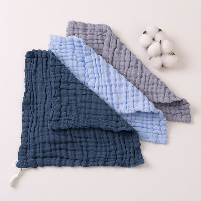 Pure Cotton Baby Towel – Six-Layer Gauze Spit-Up Towel for Newborns - Image 5