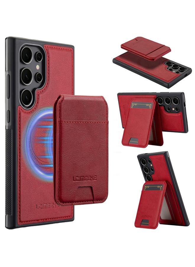 LC.IMEEKE Case For Samsung Galaxy S23 Ultra 5G L3 Series Detachable RFID Card Bag Magsafe Phone Case - Image 1