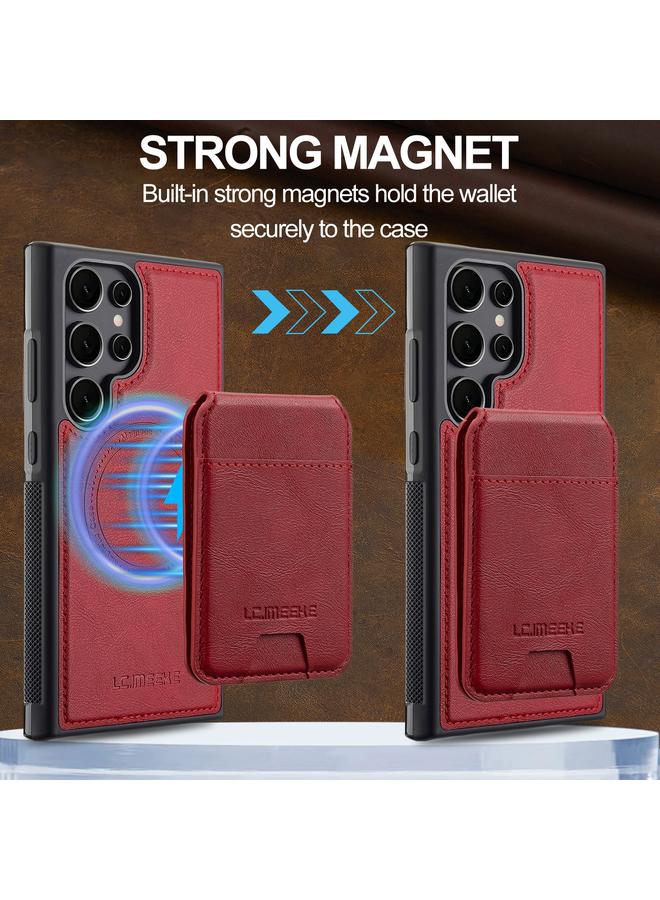 LC.IMEEKE Case For Samsung Galaxy S23 Ultra 5G L3 Series Detachable RFID Card Bag Magsafe Phone Case - Image 5