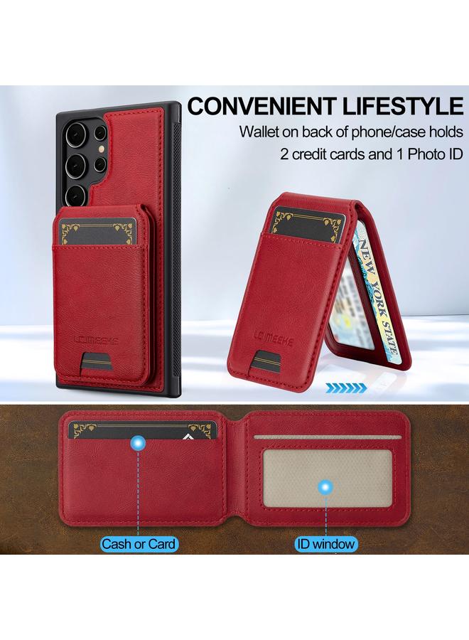 LC.IMEEKE Case For Samsung Galaxy S23 Ultra 5G L3 Series Detachable RFID Card Bag Magsafe Phone Case - Image 3