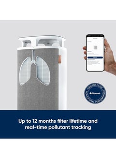 Blueair DustMagnet 5400 Series Combo Filter | Replacement Filter for DustMagnet 5410i, 5440i, Removes 99.97% of Airborne Particles, 6-12 months of use - Grey - 2pcs  - Image 4