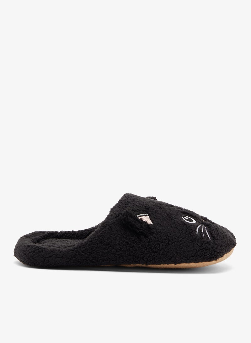 جينجر شبشب غرفة نوم فرو صناعي مريح - Image 1