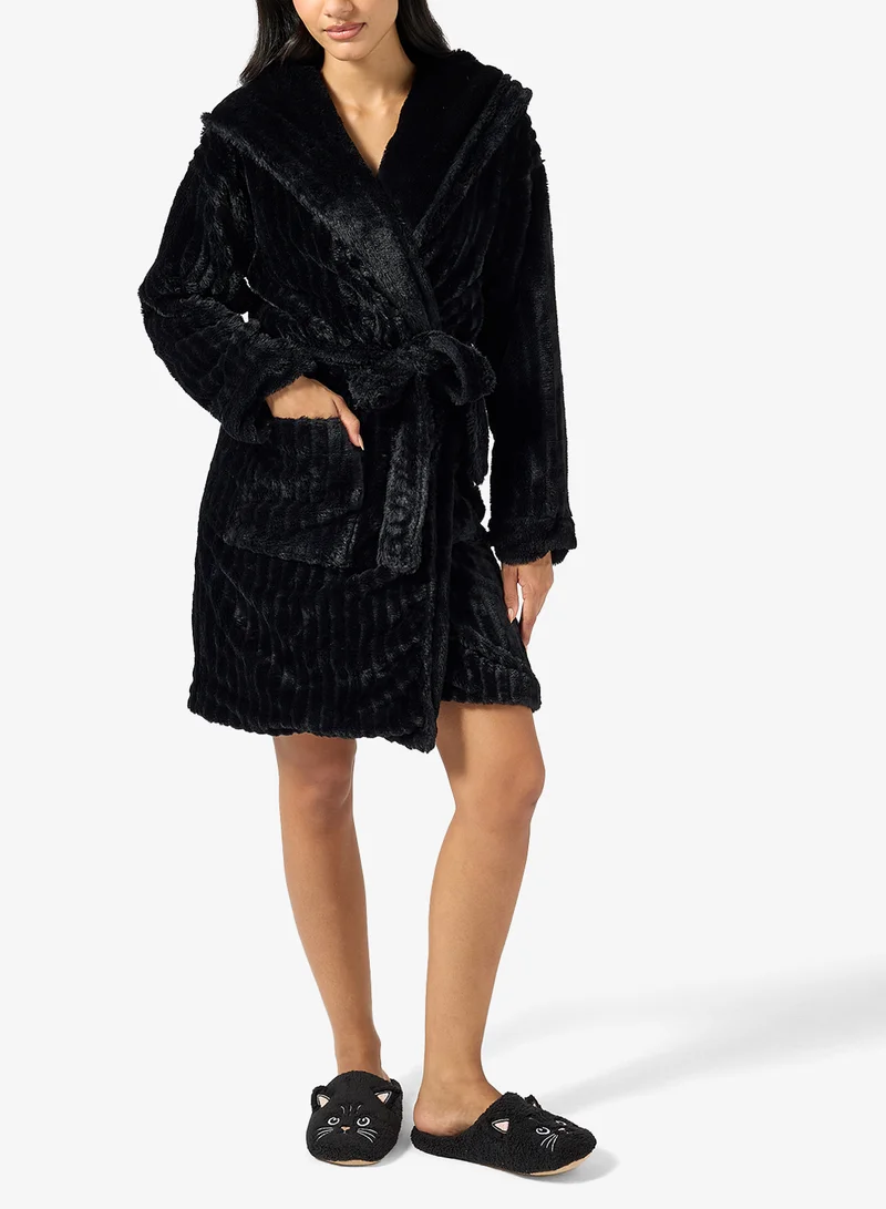 جينجر شبشب غرفة نوم فرو صناعي مريح