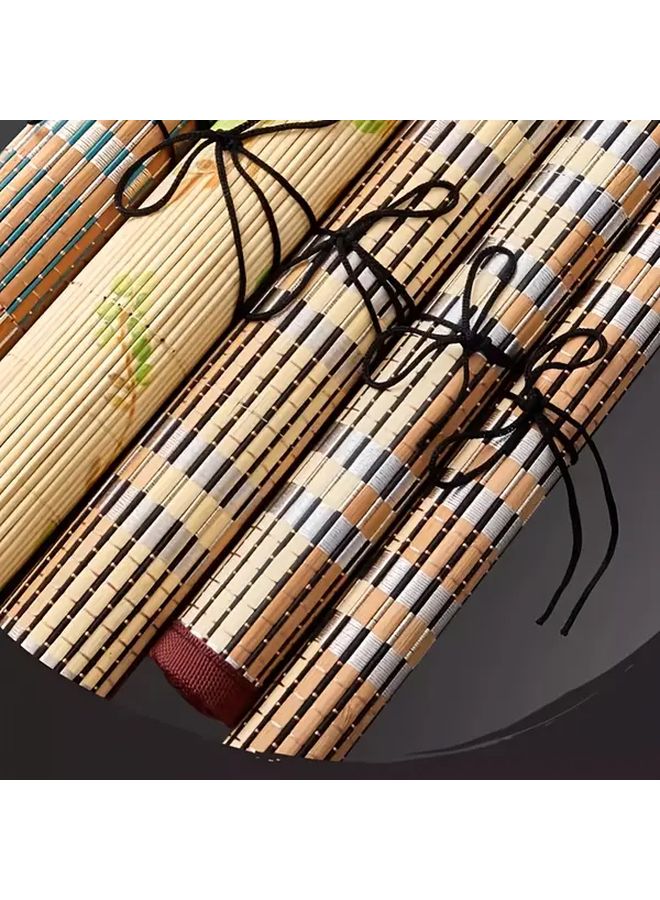 Bamboo Brush Case Pen Curtain Portable Ink Stick Organizer For Calligraphy Artists - Image 1