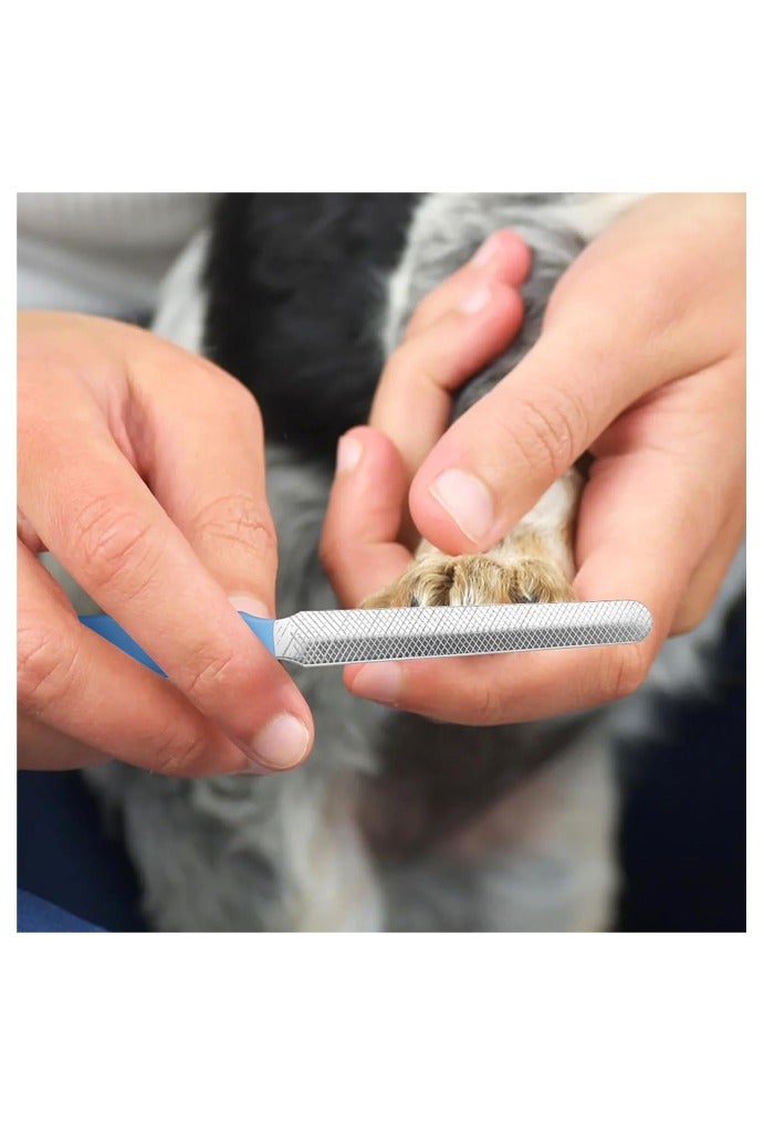 Pet Nail Clippers, Suitable for Both Cats and Dogs, A Half Moon Shaped Alloy Blade and A Rubber Material Handle with A File. - Image 5