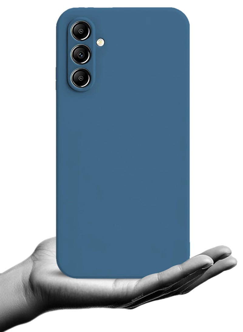 CATANES 3Packs Liquid Silicone Case for Samsung Galaxy A16 Protective Phone Case with Soft Anti-Scratch Microfiber Lining Utra Slim Drop Protection Phone Cover with Two 3D Screen Protectors - Blue - Image 5