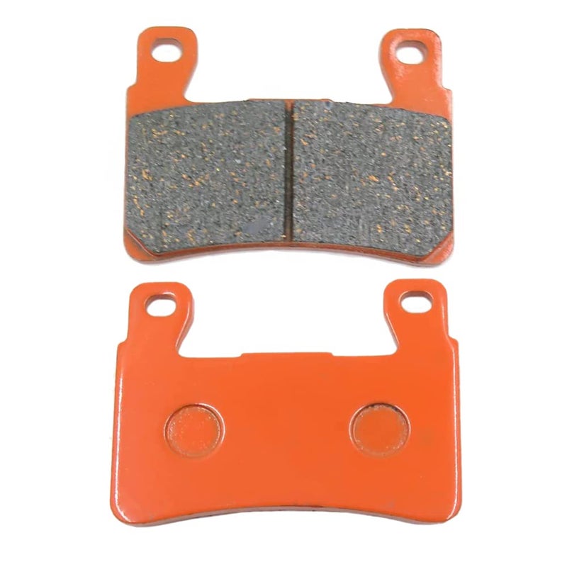 Generic ALLIE ZENG Front Rear Carbon Fiber Brake Pads Compatible with/for Harley Davidson FLSTF/FLSTFB Fat Boy LO FXSB Breakout 2015-2017 FA296F FA458R  - Image 2