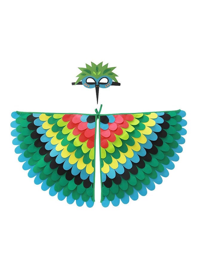 NIBEMINENT Creative Felt Wings Dress Set For Kids 100cm - Image 1