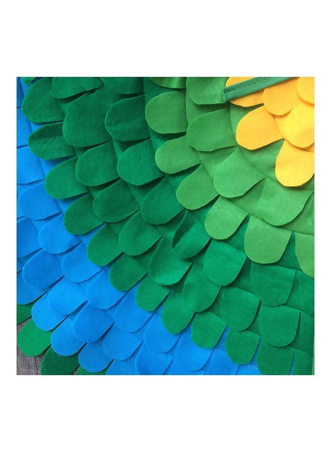 NIBEMINENT Creative Felt Wings Dress Set For Kids 100cm - Image 4