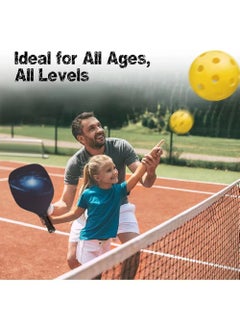 Rock Pow Pickleball Set of 2 Pickleball-Paddles with 4 Balls, Ball Bag, Ball Retriever Lightweight Pickle Ball Paddle Set of-2 and Accessories for Adults, Kids, Beginners Intermediates  - Image 4
