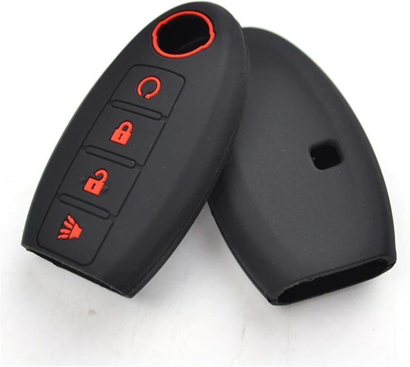 Yurefax Silicone Car Key Fob Cover for Nissan - Image 1