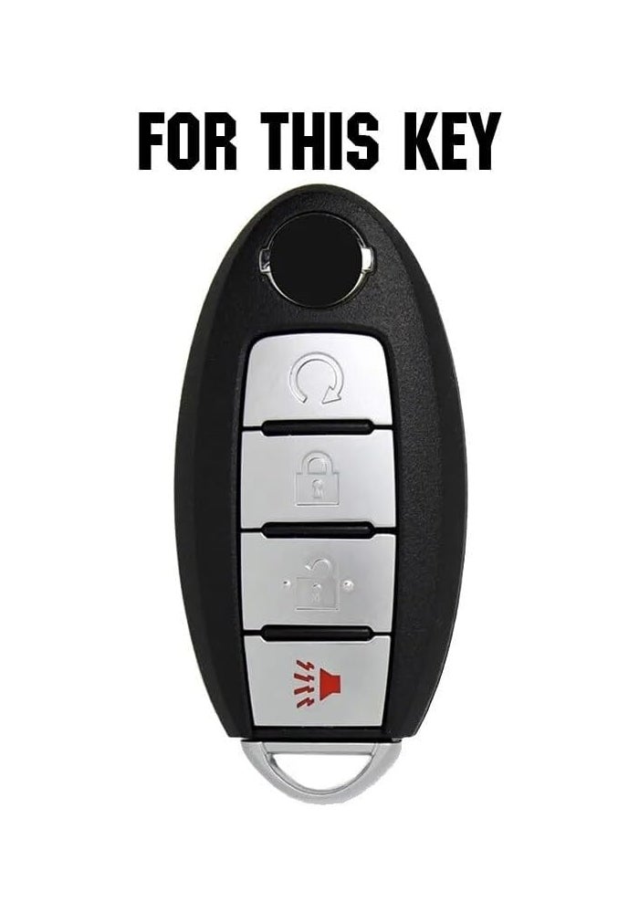 Yurefax Silicone Car Key Fob Cover for Nissan - Image 2