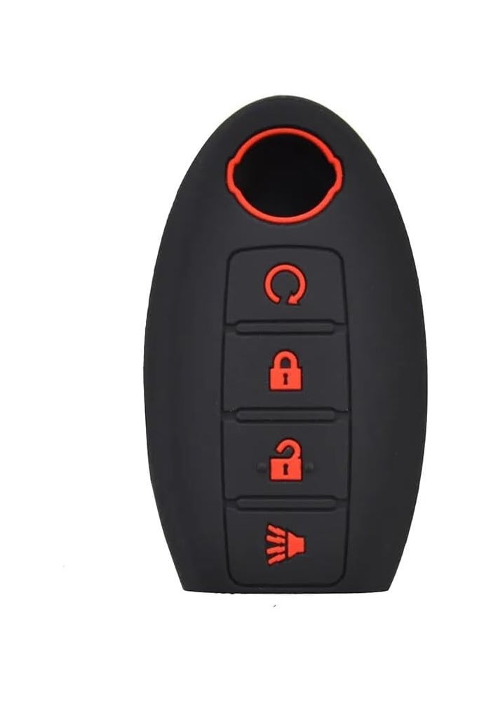 Yurefax Silicone Car Key Fob Cover for Nissan - Image 4