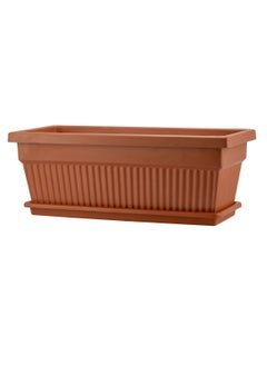 Cosmoplast Rectangular Planter Pot with Tray