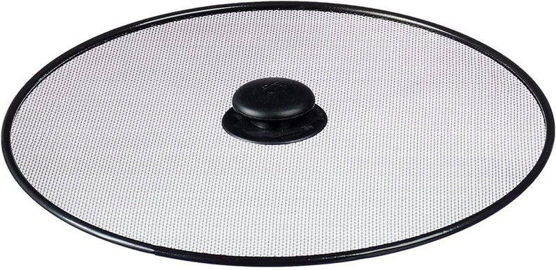 Stainless Steel Splatter Screen with Plastic Handle - Multi Color - Image 1
