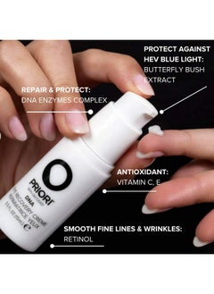 PRIORI PRIORI Skincare DNA Eye Recovery Cream with Retinol Hyaluronic Acid Butterfly Bush Extract 0.5 fl oz  - Image 4