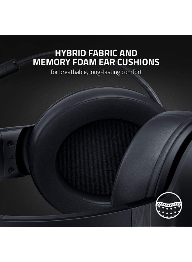 Razer Kraken V3 X Gaming Headset, 7.1 Surround Sound, Triforce 40mm Drivers, HyperClear Bendable Cardioid Mic, Chroma RGB Lighting, PC - Classic Black - Image 5