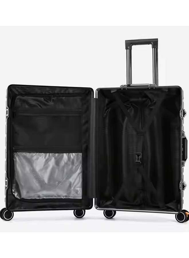 NKX Premium Hard Shell Luggage Set Durable Aluminum Alloy Travel Suitcases 3 Piece Set 20*24*28 Inchs - Image 2