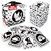 MoraBaby Black White Soft Flash Cards with Cloth Storage Bag for Baby and Infant High Contrast Newborn Toys for 0 3 6 9 12 Months Boys and Girls Gifts for Baby Shower24PCS - Image 4