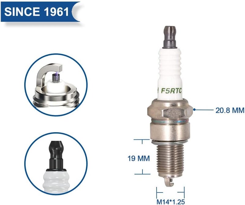 TORCH F5RTC Spark Plug for Various Models - Image 2