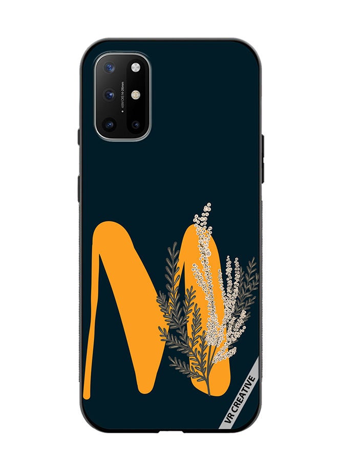 VR CREATIVE Protective Case Cover For OnePlus 8T Alphabet M(113) Design Multicolour - Image 1