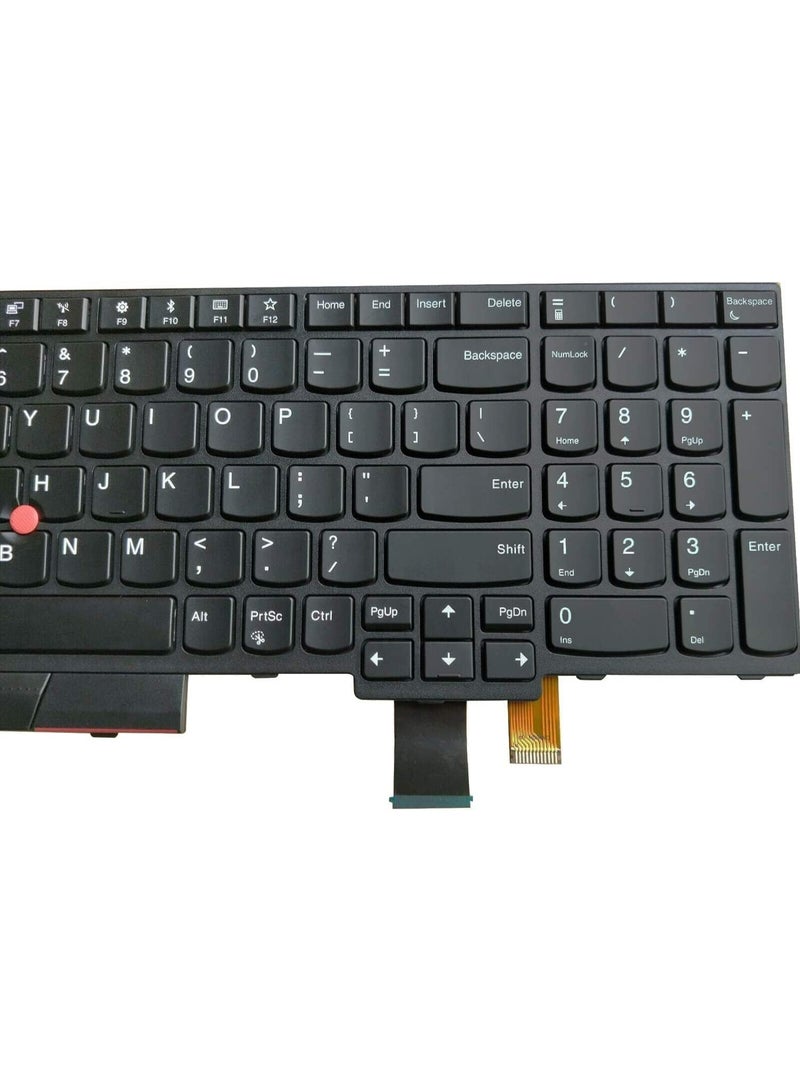 Laptop Keyboard Replacement for ThinkPad T570 T580 P51s P52s - US English Layout, Black with Pointing Stick - Image 4