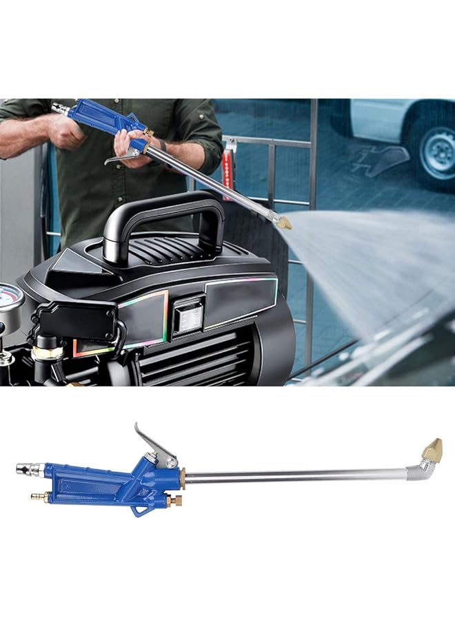 تنظيف السيارة بالماء بطول 40 سم، وتنظيف زيت المحرك بالضغط العالي مع خرطوم بطول 1.2 متر لرش صابون الكيروسين - Image 3