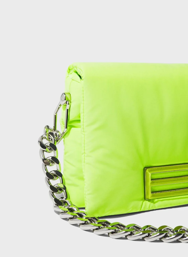 PARFOIS Chain Detailed Crossbody Bag