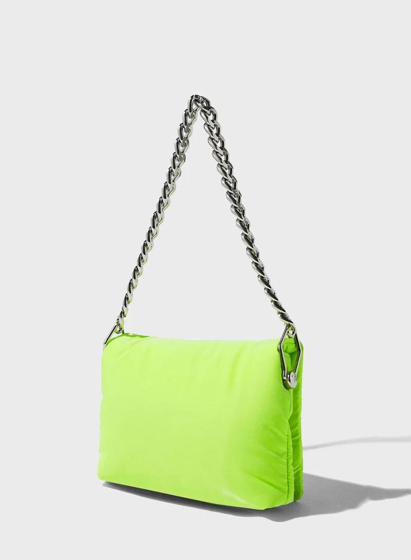 PARFOIS Chain Detailed Crossbody Bag