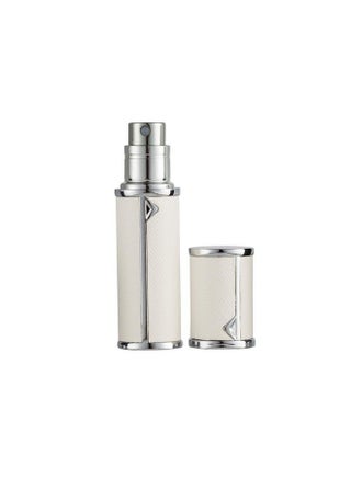 Perfume Atomizer For Travel, Portable Mini Refillable Empty Perfume Bottles, Leakproof Cologne Container Perfume Spray Bottle For Men Women, 5Ml Scent Pump Case With Leather Case-White(Silver) - pzsku/ZB0DBA27875CE689CE8E3Z/45/_/1730727757/7a36f8f8-e6b3-4dca-a78b-1f024fb8a934