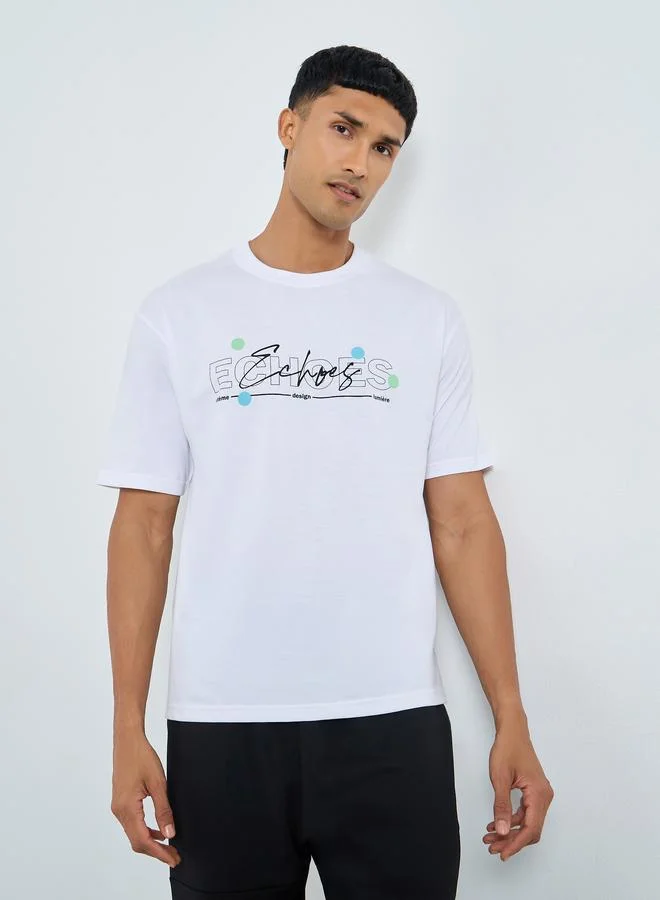 Styli Oversized Graphic Print Jersey T-Shirt