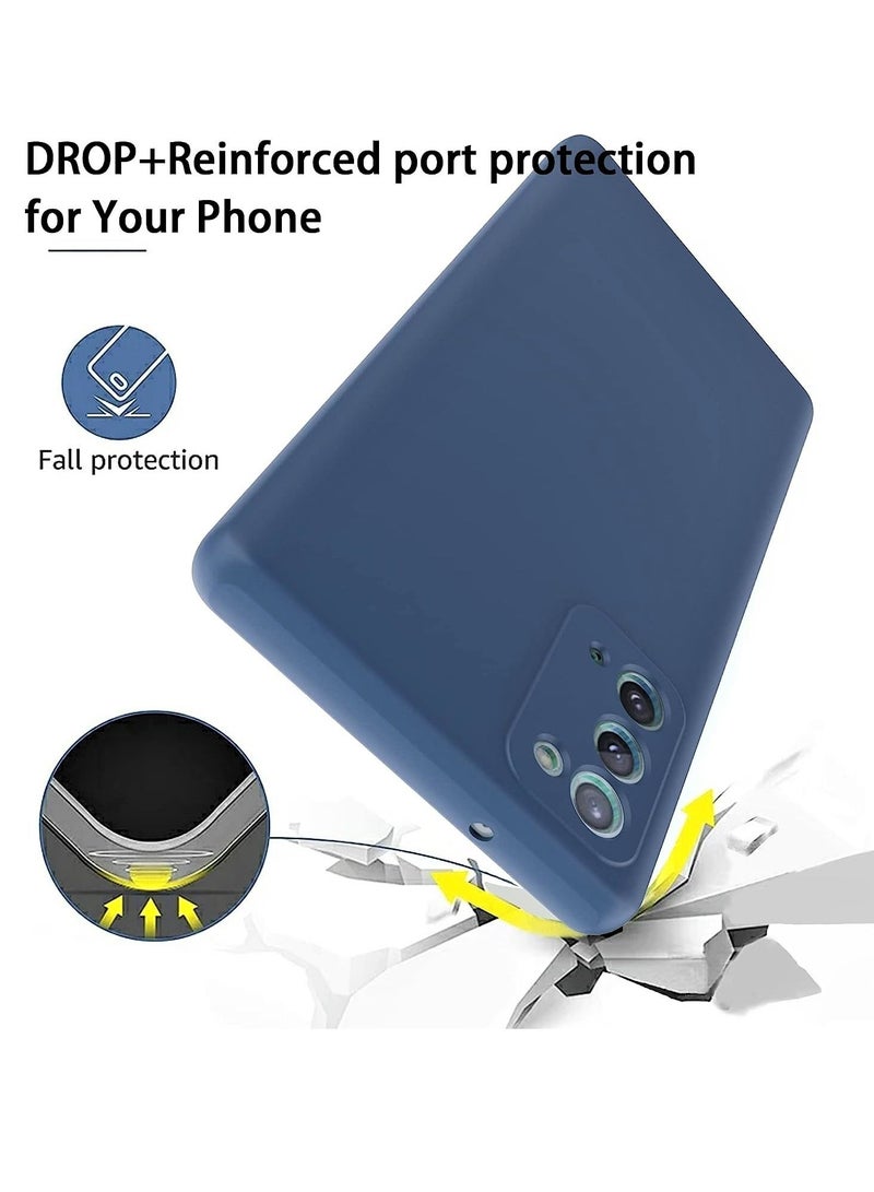 BORTONY Samsung Galaxy Note 20 Case Soft Liquid Silicone with Inside Microfiber Lining Camera Protective Back Cover - Image 4